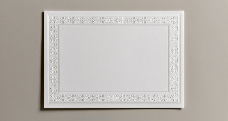 impresión con relieve