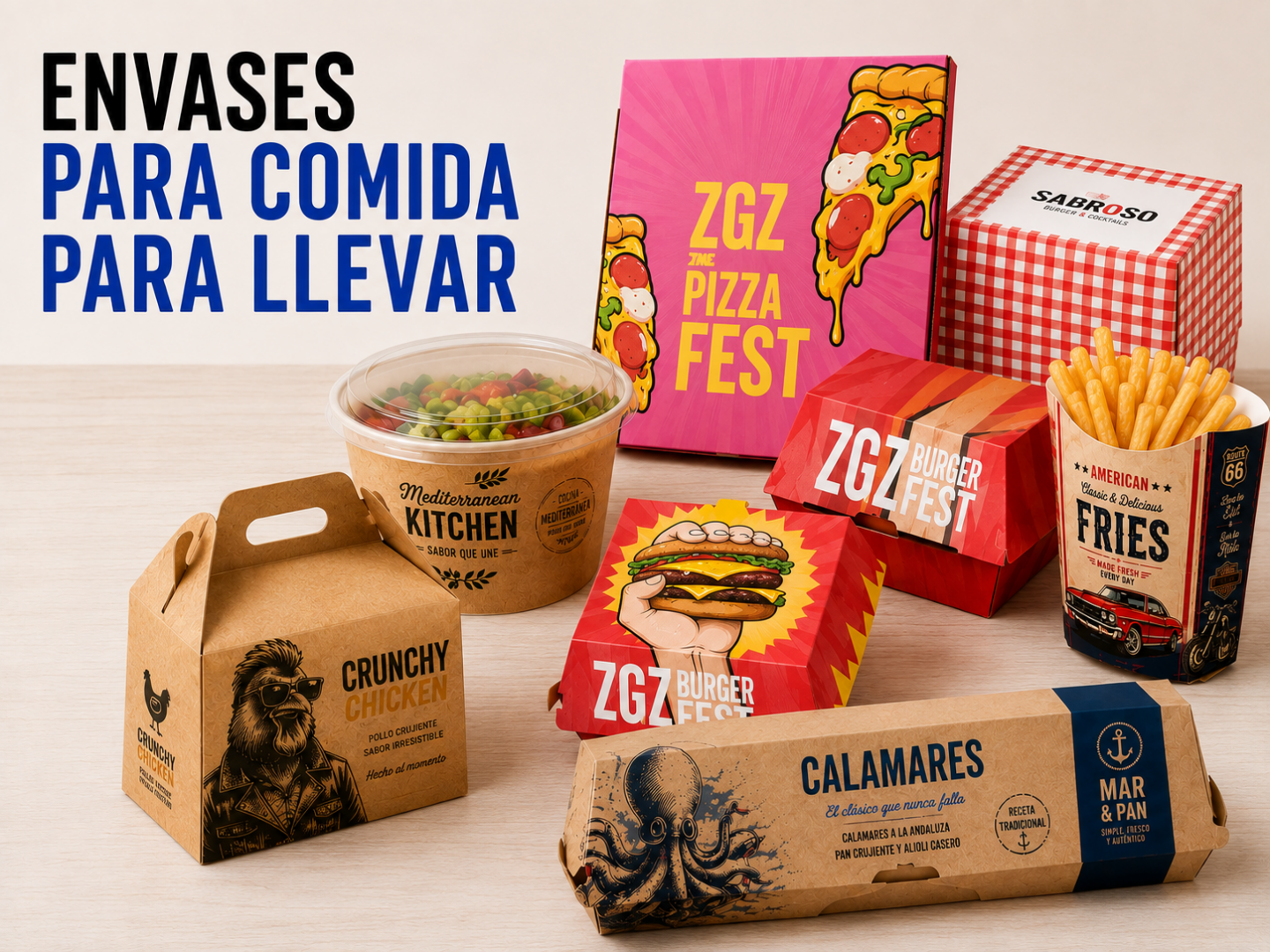Envases para comida para llevar