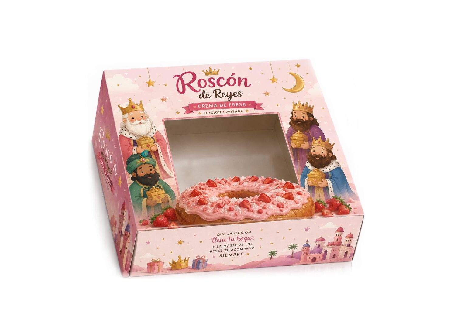 Caja personalizada para roscón de Reyes